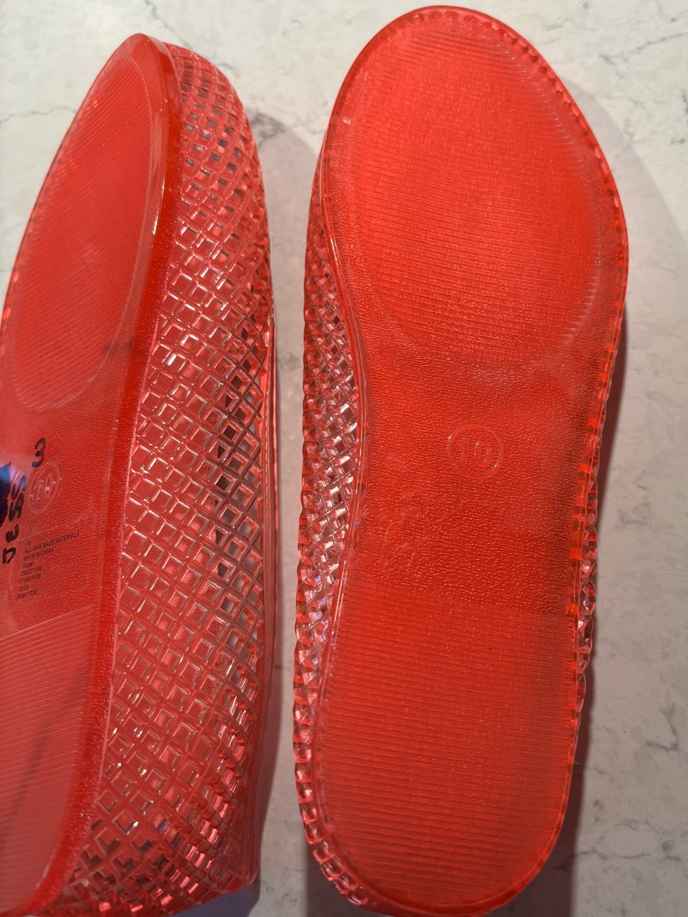 Wild Fable Hot Pink Jelly Woven Ballet Flats - Picture 6 of 9
